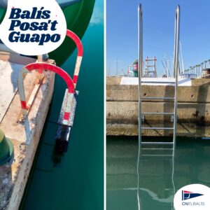 Instalación de las nuevas escaleras de seguridad