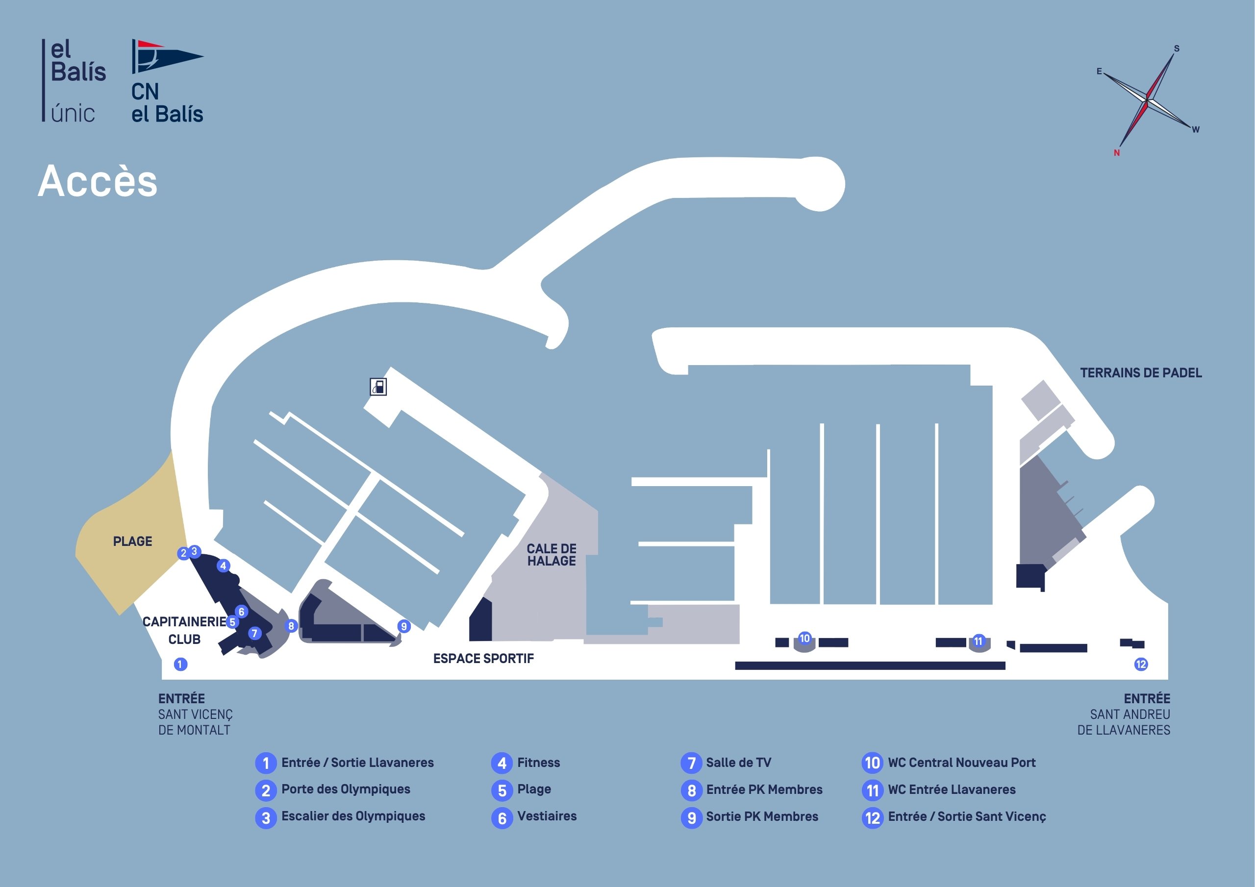 PLAN D'ACCÈS À PORT BALÍS