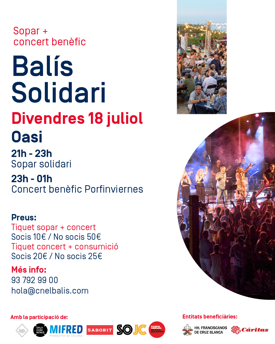 Concert + Sopar solidari CN El Balís