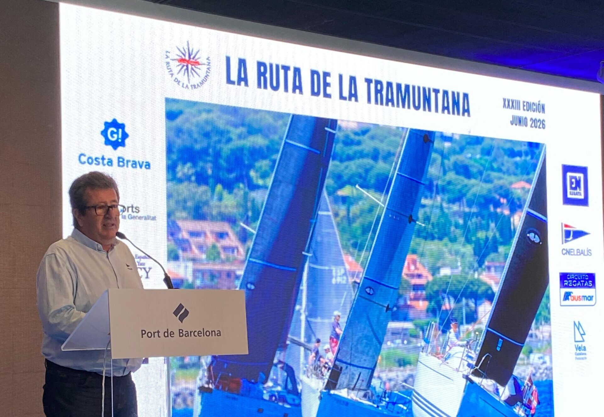 Alfredo Llobet presenta la Ruta de la Tramuntana al Saló Nàutic de Barcelona - CN El Balís