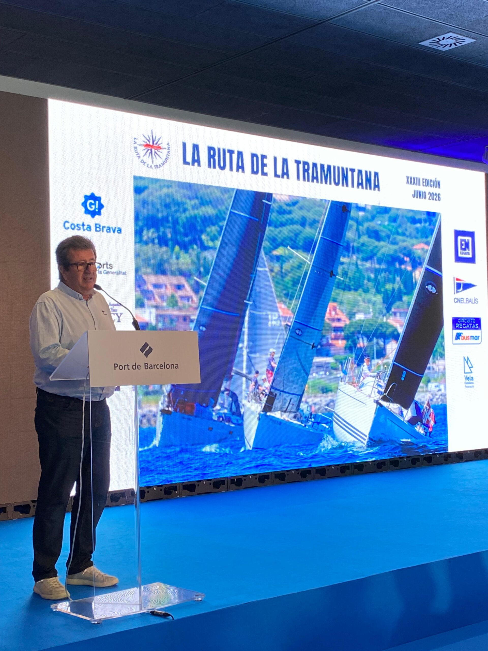 Alfredo Llobet presenta la Ruta de la Tramuntana al Saló Nàutic de Barcelona - CN El Balís