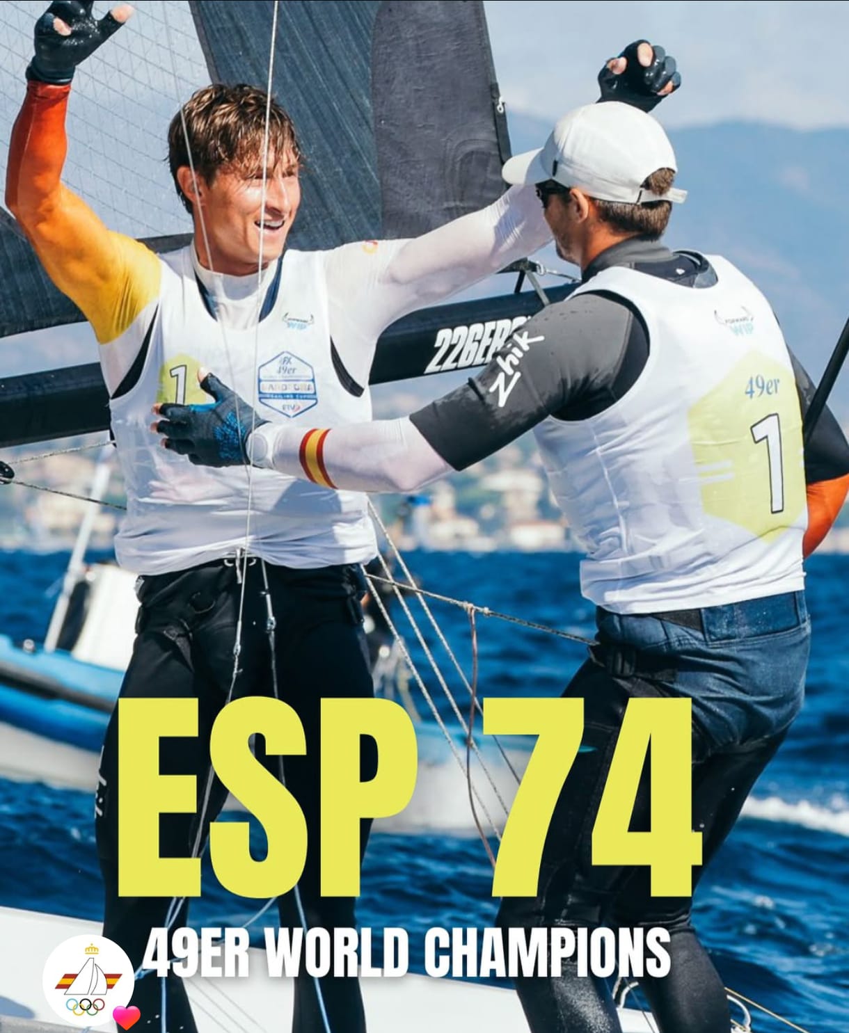 Florian Trittel campió del món Classe 49er - CN El Balís