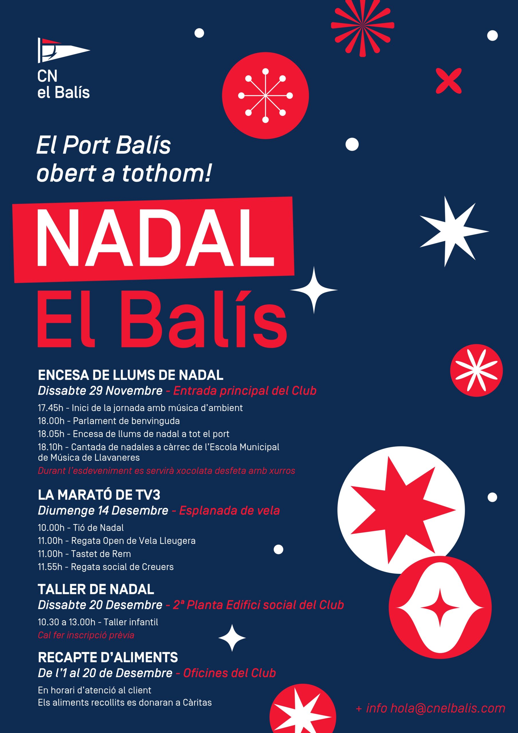 Agenda Nadal 2025 - CN El Balís