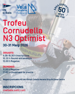 Trofeu Cornudella N3 Optimist 2026 - CN El Balís